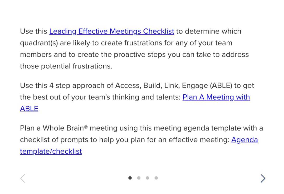 Microsoft Teams - Stop & Think - Leading Effective Meetings Checklist